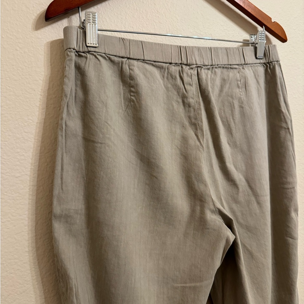 Theory Basic Pull On Linen Blend Pants - image 8